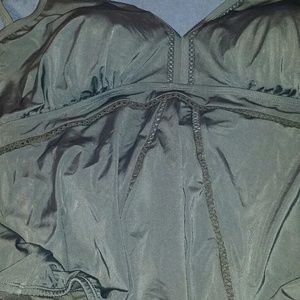 Black One Piece Swimming Suit